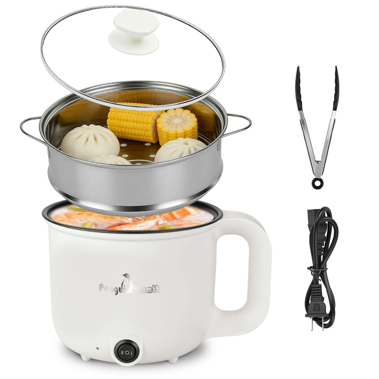 Electric Hot Pot with Steamer