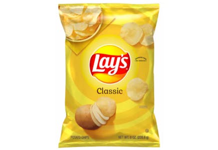4 Lay's Chips Bags
