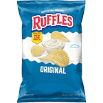 2 Ruffles Potato Chips Bags
