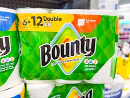 6-pack of bounty paper towels
