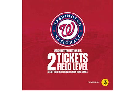 MLB Washington Nationals  eVouchers