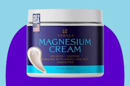 a jar of magnesium cream
