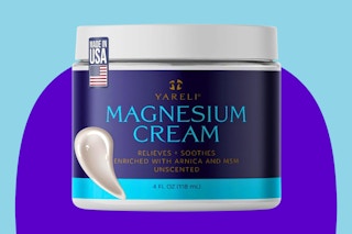 a jar of magnesium cream