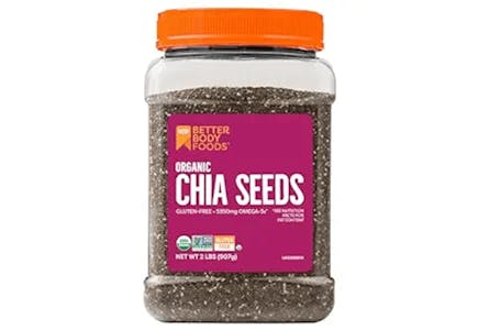 BetterBody Foods Organic Chia Seeds