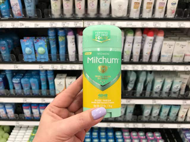 Mitchum Triple Odor Defense Deodorant 2-Pack, Just $3.77 on Amazon card image