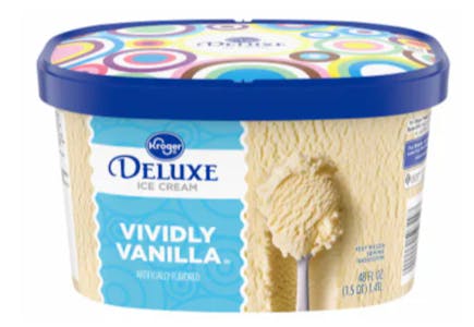 Kroger Ice Cream Tub