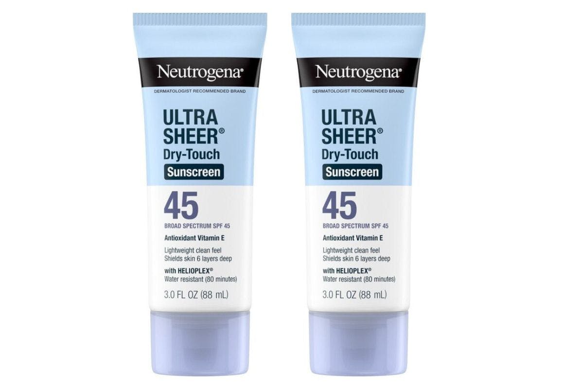 2 Neutrogena Sunscreens