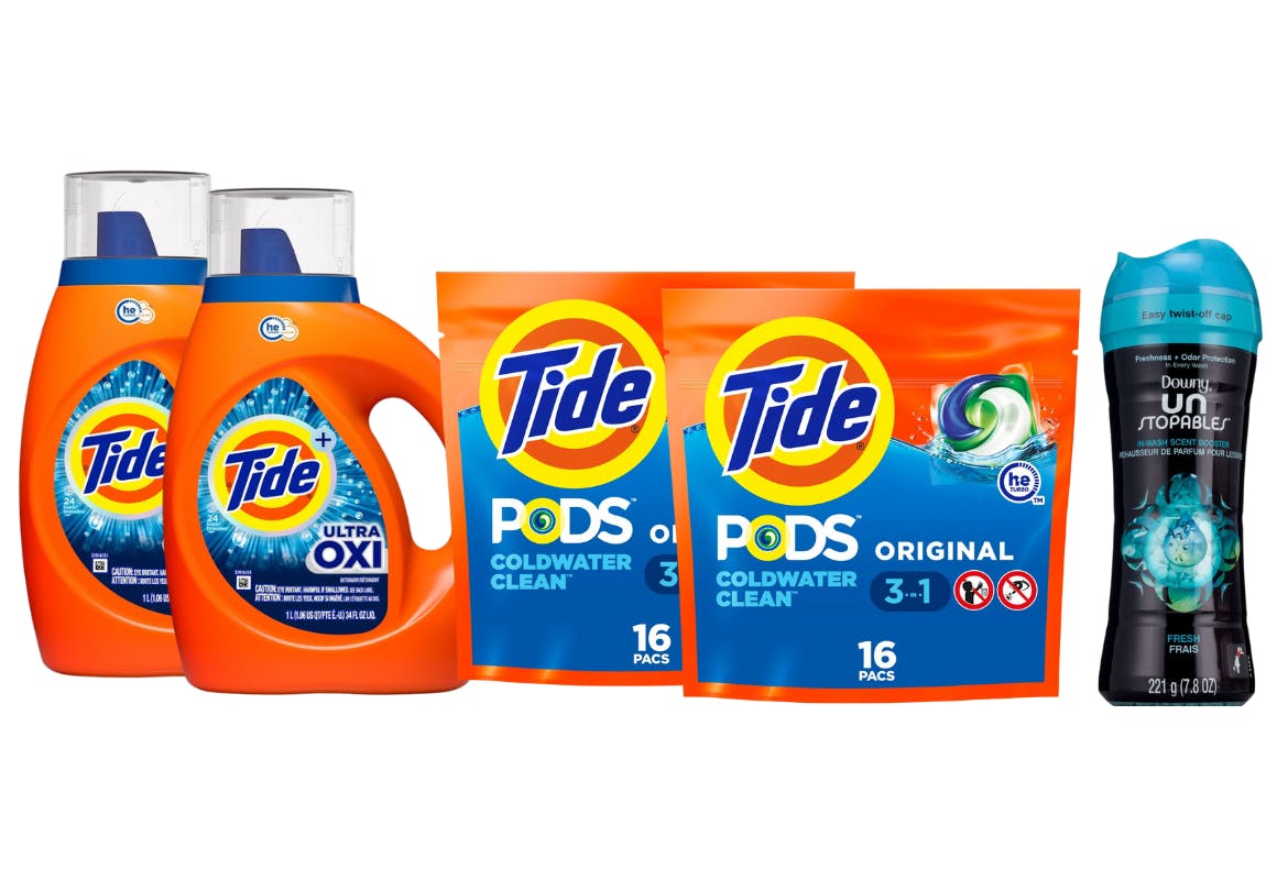 5 P&G Laundry Products