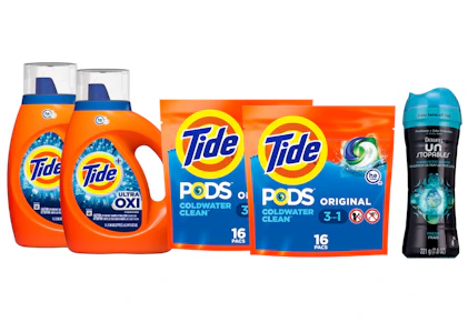 5 P&G Laundry Products