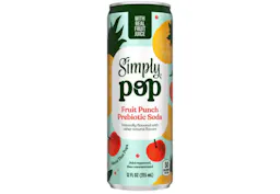 2 Simply Pop Prebiotic Soda Cans