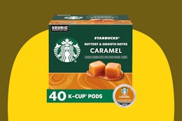 Starbucks K-Cup Coffee Pods—Caramel Flavored Coffee