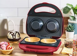 a waffle bowl maker