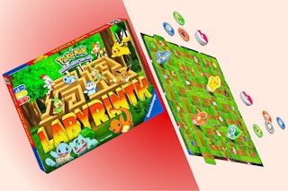 Stock image of the Ravensburger Pokemon Labyrinth Board Game