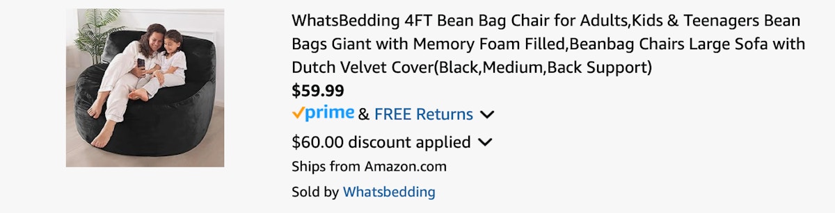 Amazon Bean Bag Chair 2025