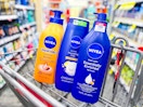 nivea products in a cvs shopping cart