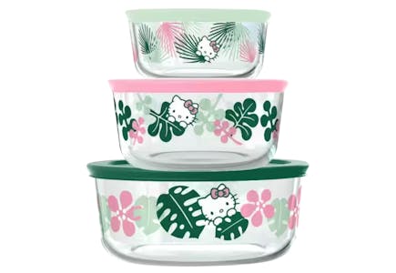 Pyrex Hello Kitty Set