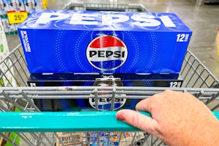 pepsi soda 12 packs in shopping cart