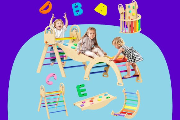 This Pikler Kids' Climbing Triangle Set Is Just $54.99 With Amazon Code