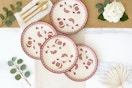 Walmart Sofia Home dinner plate set