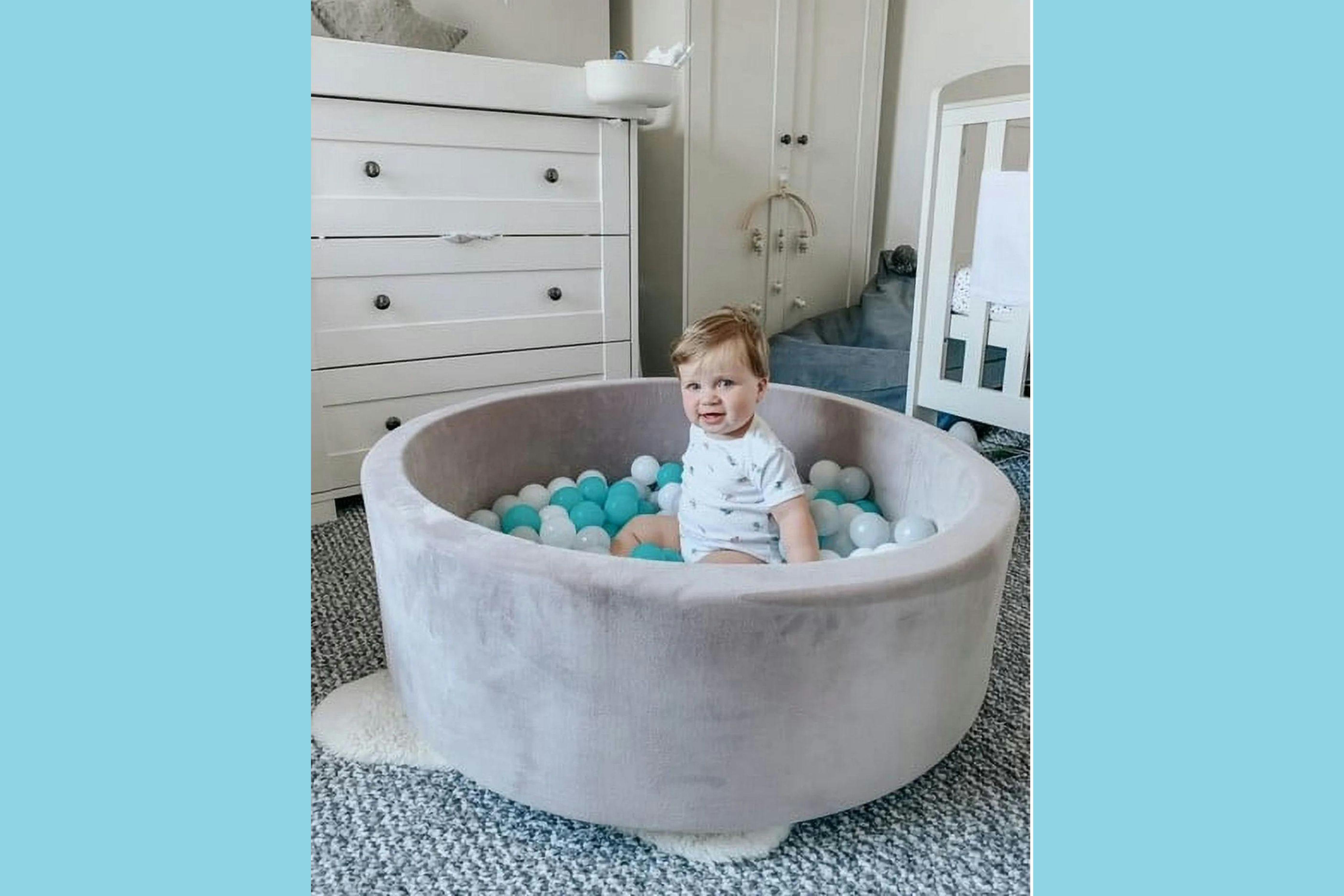 Nuby Velvet Ball Pit With 200 Balls, Just 69 at Walmart (Reg. 100