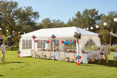 white party tent