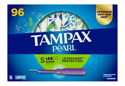 Tampax Pearl Advanced Anti-Slip Grip Tampons