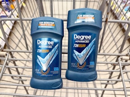 degree men's deodorants in walgreens cart