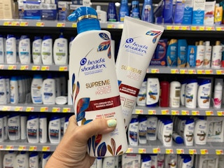 holding head and shoulders sulfate free hair care at walmart