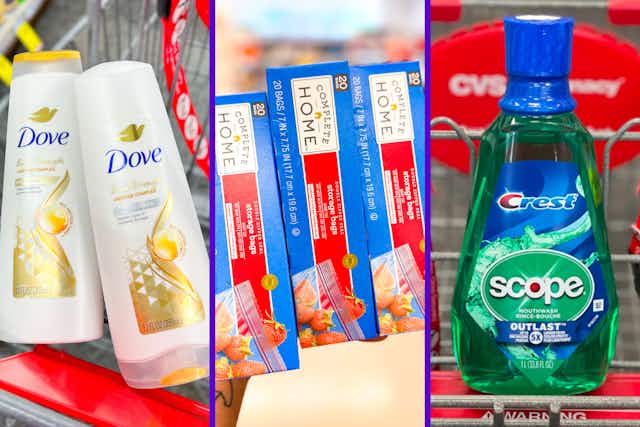 Hottest Weekly Coupon Deals: Free Shampoo, $0.99 Mouthwash, $0.93 Food Bags card image