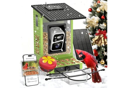 Solar Smart Bird Feeder With Camera