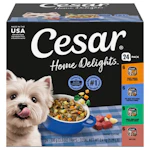 2 Cesar Home Delights Dog Food 24-Packs