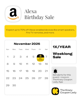Alexa bday deals date