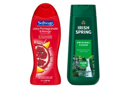 Irish Spring and Softsoap
