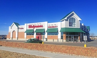 exterior of walgreens store