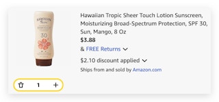 Hawaiian Tropic Sheer Touch Lotion Sunscreen
