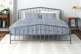 Farmhouse Chic King Bed on Rollback for $68 at Walmart (Reg. $220) card image