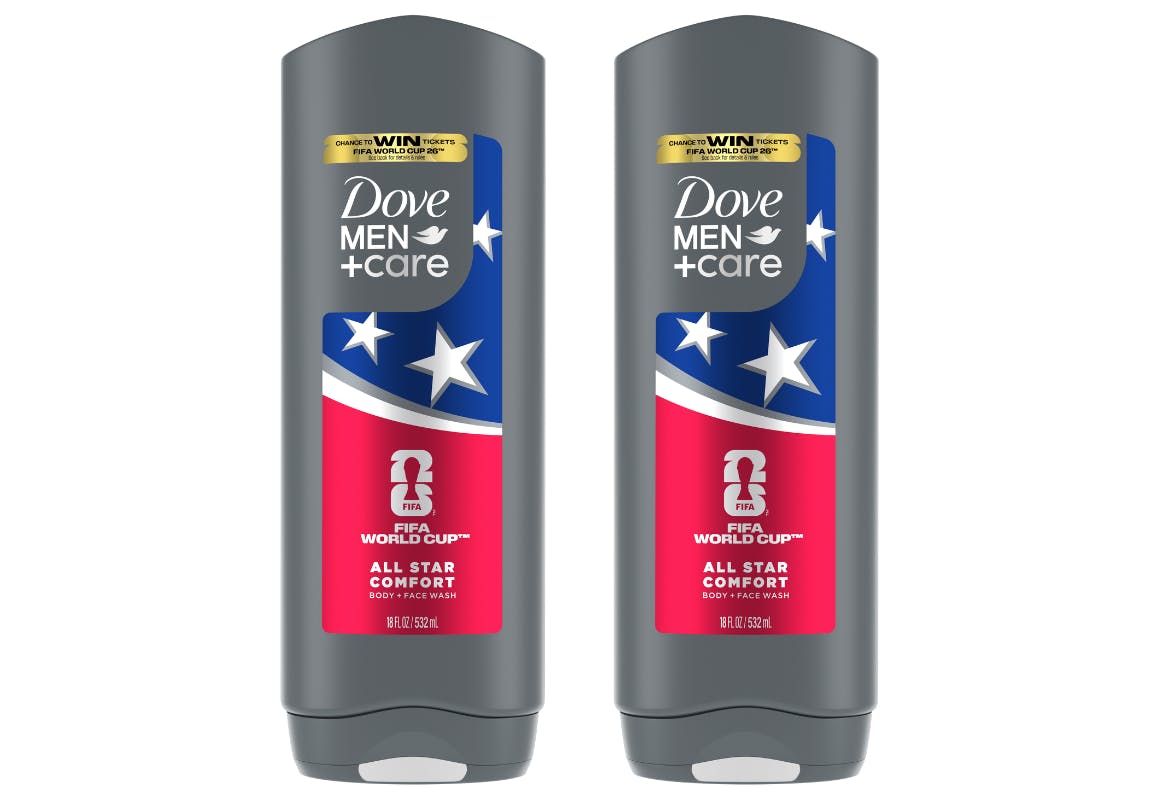 2 Dove Men+Care Body Washes