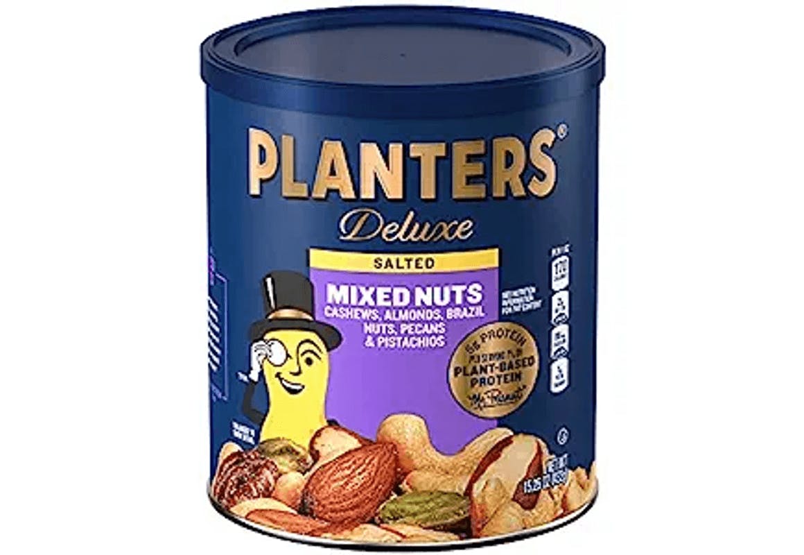 Planters Deluxe Salted Mixed Nuts