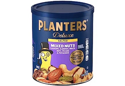 Planters Deluxe Salted Mixed Nuts