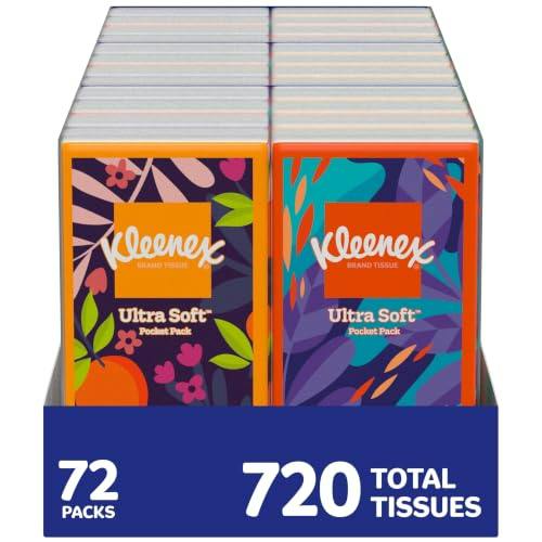 Kleenex On-The-Go Tissues 72-Pack