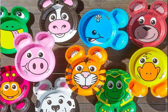 Hefty Zoo Pals Paper Plates, as Low as $4.89 on Amazon card image