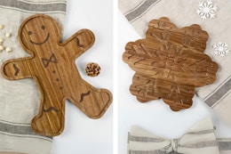 Holiday-Themed Acacia Wood Boards Are Now at Walmart for Only $9.96 card image