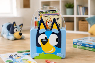 Target Bluey creative caddy