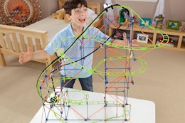 K'Nex Roller Coaster Building Set, Now $29.50 on Amazon card image