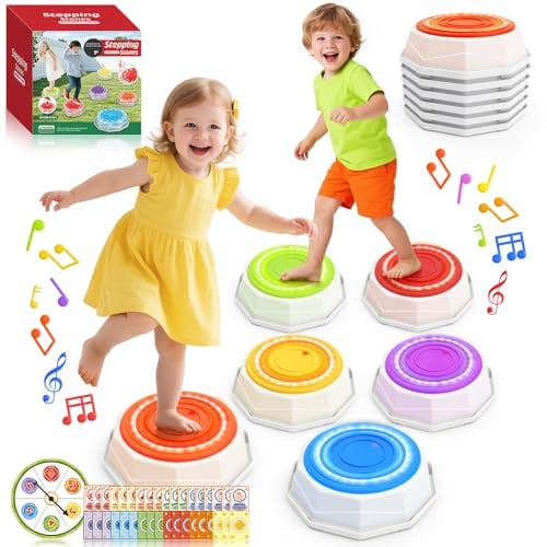 Kids' Rainbow Stepping Stones