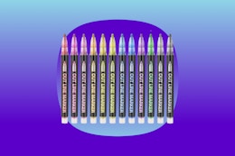 Metallic Outline Markers 12-Pack, as Low as $4.49 on Amazon card image