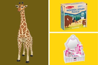 Melissa & Doug Toys: Giraffe, Puzzle and Salon