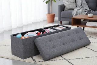 a large storage ottoman