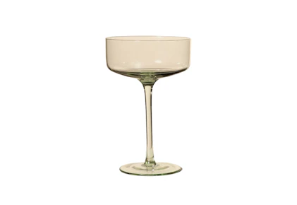 Magnolia Glass Coupe Drinkware