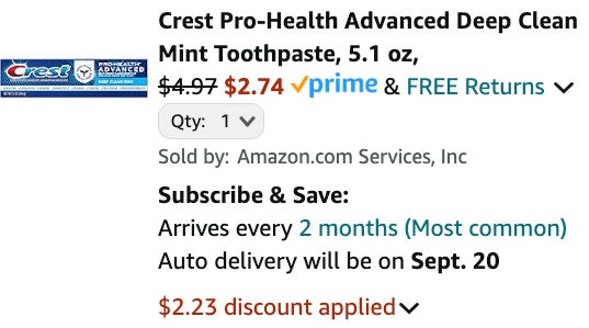 Crest Pro-Health 1